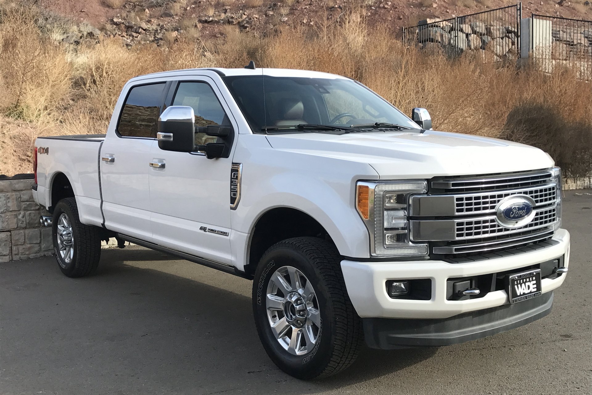 Pre-Owned 2019 Ford Super Duty F-350 SRW Platinum Crew Cab Pickup in St ...